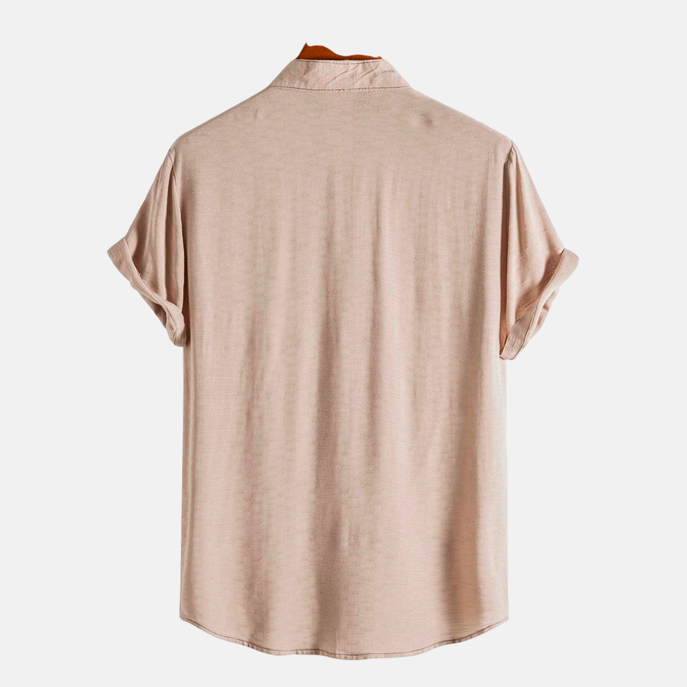 Camisa Masculina Lisa Gola Padre Fiorinni Essentials