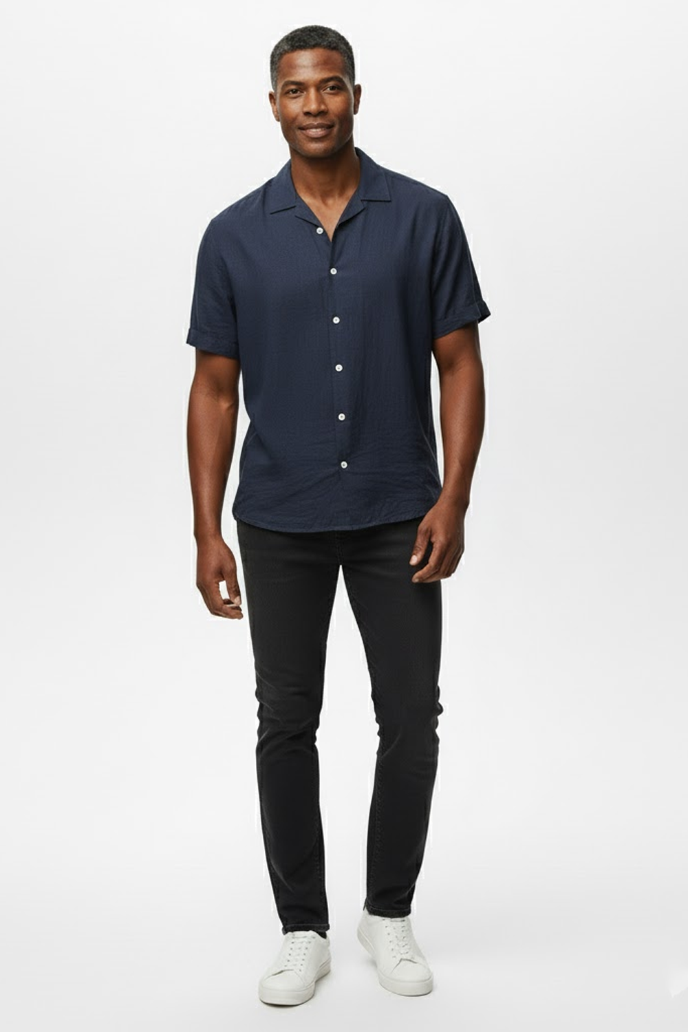 Camisa Manga Curta Lisa Fiorinni Everyday