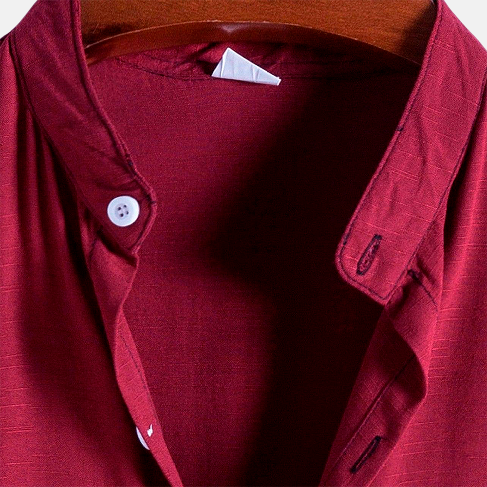 Camisa Masculina Lisa Gola Padre Fiorinni Essentials