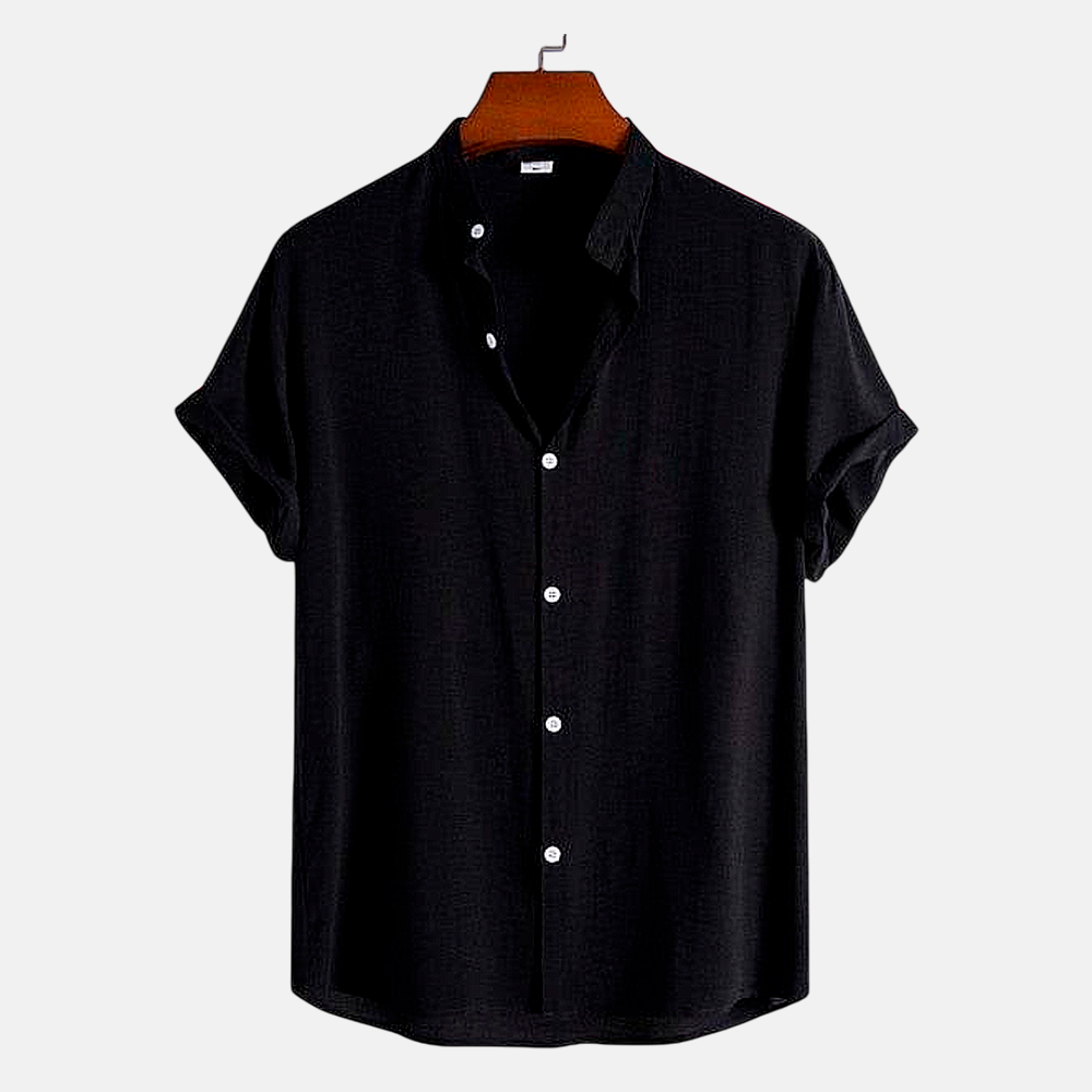 Camisa Masculina Lisa Gola Padre Fiorinni Essentials