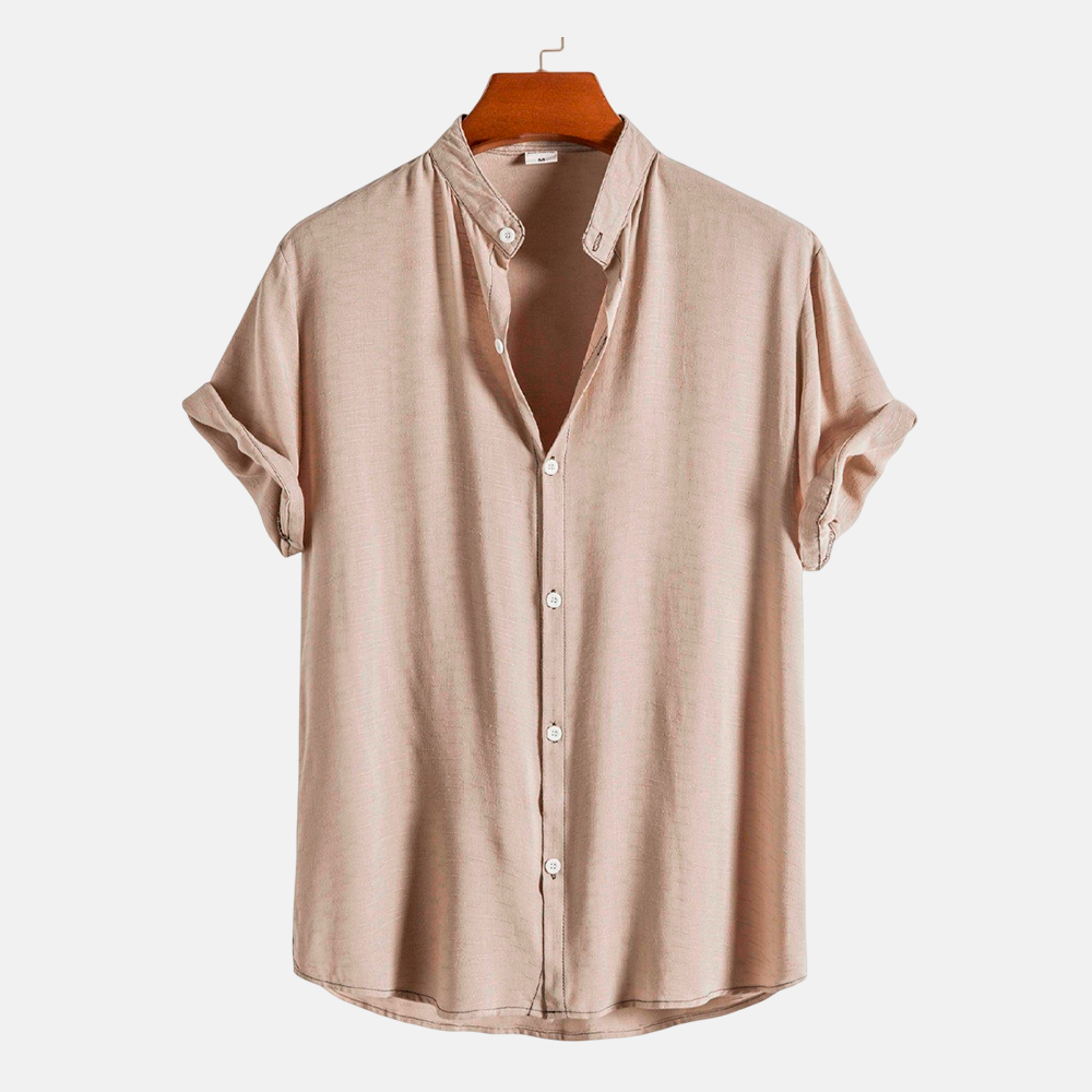 Camisa Masculina Lisa Gola Padre Fiorinni Essentials