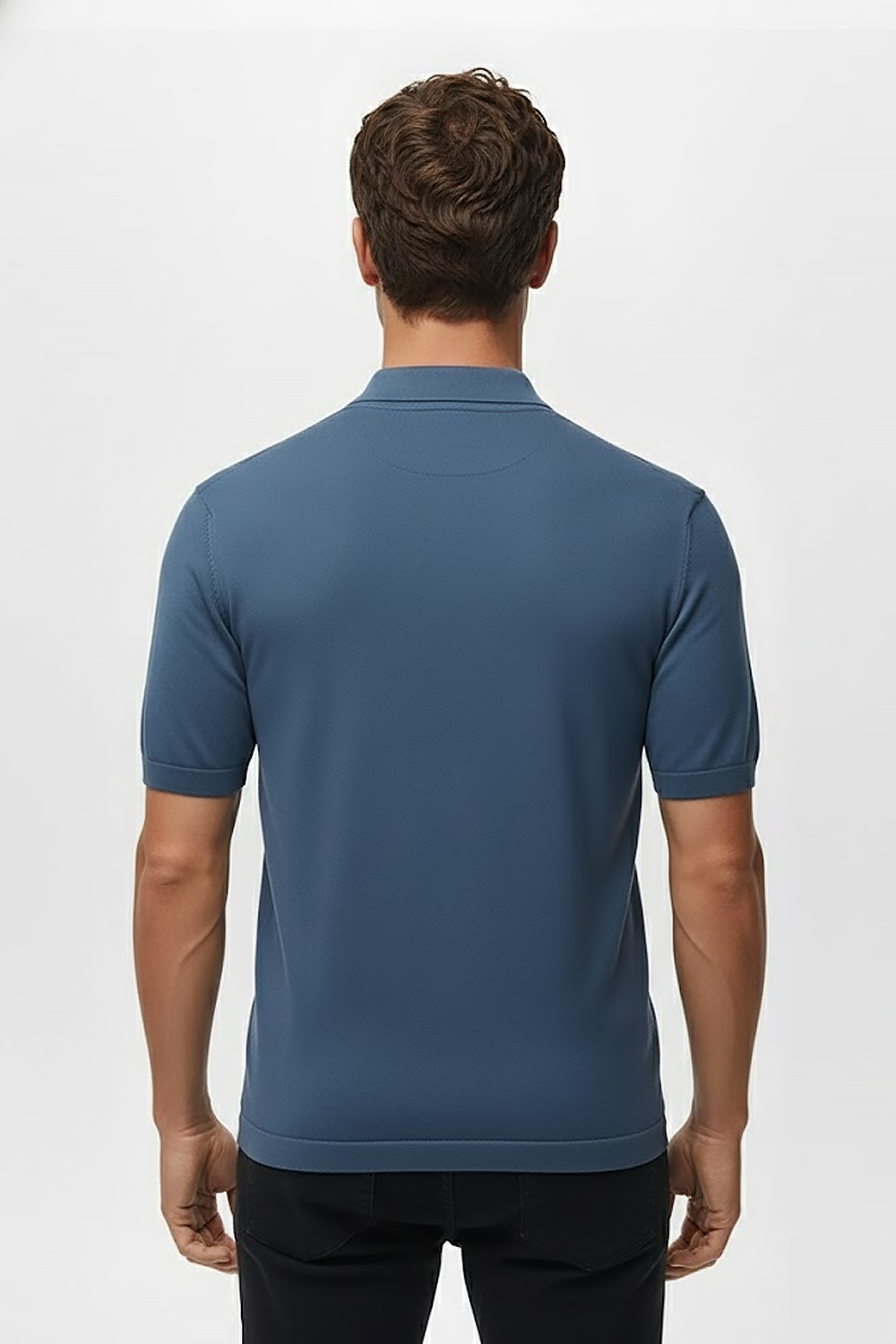 Camisa Polo Masculina em Seda Gelo Fiorinni